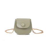 Women's Chain Saddle Bag Net Red One-shoulder Messenger Small Bag