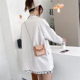 Mini Crossbody Bag with Chain Rivet Purse