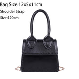 Mini Bags for Women Small Shoulder Handbags Retro Style Female Crossbody Bags Sq