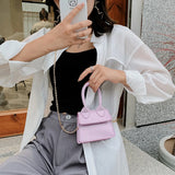 Mini Bags for Women Small Shoulder Handbags Retro Style Female Crossbody Bags Sq