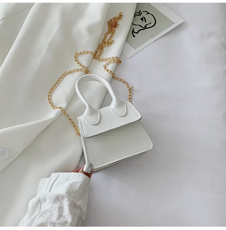 Mini Bags for Women Small Shoulder Handbags Retro Style Female Crossbody Bags Sq