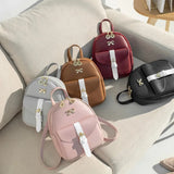 Mini Bowknot Backpack PU Multi-function Small Shoulder Bag