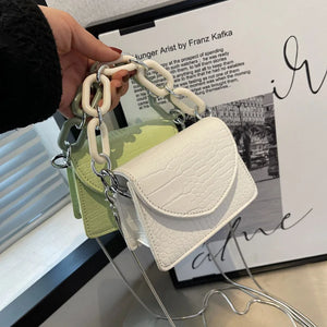 Mini Crossbody Bag Women's Shoulder Tote Acrylic Chain Clutch Purse