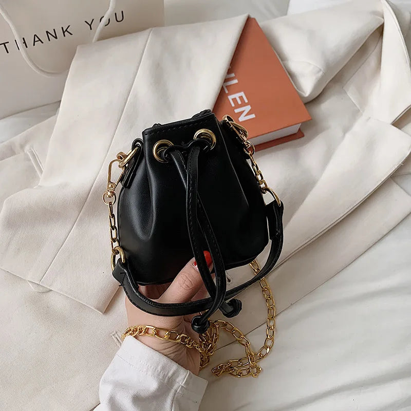Mini PU Leather Crossbody Bag Totes Women's Handbag