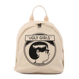 Mini Canvas Backpack Retro Canvas Girl Schoolbag