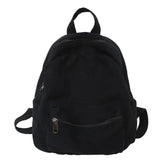 Mini Canvas Backpack Women Small Vintage Travel Bagpack