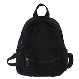 Mini Canvas Backpack Women Small Vintage Travel Bagpack