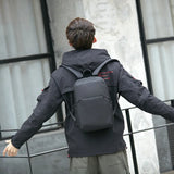 Mini Canvas Men's Backpack Rucksack School Bag Small Male Bagpack