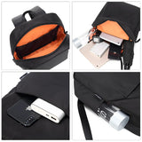 Mini Canvas Men's Backpack Rucksack School Bag Small Male Bagpack
