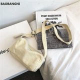 Mini Canvas Shoulder Bags for Women Girls Small Size Sling Crossbody