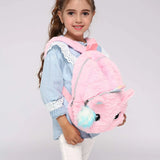 Mini Cartoon Kids Plush Backpacks Baby Toy Schoolbag Student Kindergarten
