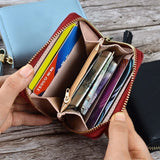Cartoon Zipper Wallet with Tassel for Women