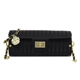 Mini Chain Leather Barrel Handbag Woman Shoulder Crossbody Bag