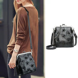 Chain Sheepskin Shoulder Bag Tassel Crossbody Handbag