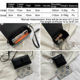 Mini Checkered Women's Crossbody Bag Casual Shoulder Bag