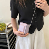 Mini Checkered Women's Crossbody Bag Casual Shoulder Bag