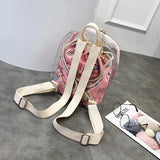 Mini Clear Backpack Women Female Backpack School Bag For Girls