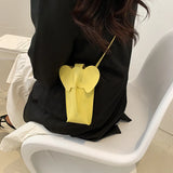 Mini Coin Purse Lipstick Crossbody Bags for Women Elephant Shape Purses