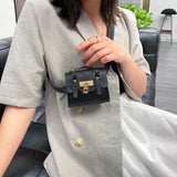 Crocodile Print Waist Pack Women Crossbody Chest Bag