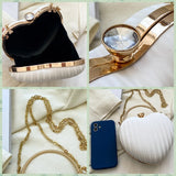 Heart Chain Shoulder Bag Women Evening Bag Tote