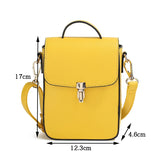 Mini Crossbody Shoulder Bag Ladies Purse Clutch PU Leather Handbag