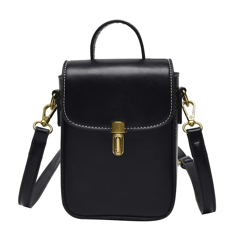 Mini Crossbody Shoulder Bag Ladies Purse Clutch PU Leather Handbag