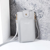 Mini Crossbody Shoulder Bags Women Touchable Cell Phone Pocket Card Purse