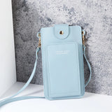 Mini Crossbody Shoulder Bags Women Touchable Cell Phone Pocket Card Purse