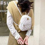 Mini PU Leather Women's Backpack Shoulder Crossbody Bag Travel Handbags