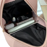 Mini PU Leather Women's Backpack Shoulder Crossbody Bag Travel Handbags