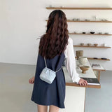 Mini Denim Crossbody Bag Chains Shoulder Bag Handbag Purse