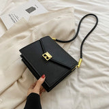 Double Layer Flap Bags Leather Handbag Female Crossbody Bag