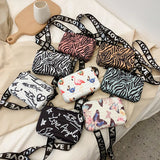 Women's Mini Crossbody Shoulder Bag PU Leather Square Phone Bag