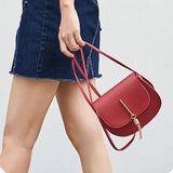 Mini Women Shoulder Bags Solid High Soft PU Hasp Lovely Girl Packet