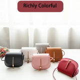 Mini Women Shoulder Bags Solid High Soft PU Hasp Lovely Girl Packet