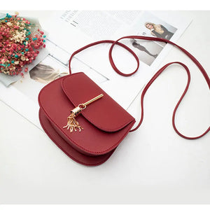 Mini Women Shoulder Bags Solid High Soft PU Hasp Lovely Girl Packet