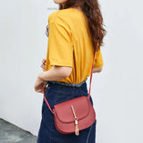 Mini Women Shoulder Bags Solid High Soft PU Hasp Lovely Girl Packet