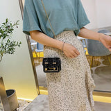 Mini Crossbody Bag Lingge Shoulder Bag Spring Summer Version