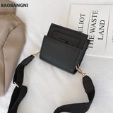 Mini Flip Square bag PU Leather Women's Handbag