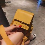 Mini Flip Square bag PU Leather Women's Handbag