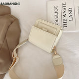 Mini Flip Square bag PU Leather Women's Handbag