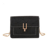Geometric Clutch Chain Crossbody Bags Women Shoulder Messenger Small Square Bags