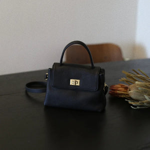 Mini Handbags For Women Soft Leather Shoulder Small Top-Handle Bag Purse