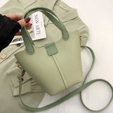 Mini Handbags Contrast Bucket Bag Female Shoulder Crossbody Bags Set