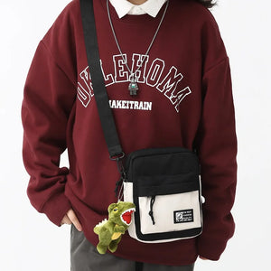 Canvas Shoulder Messenger Bags Small Female Crossbody Bag