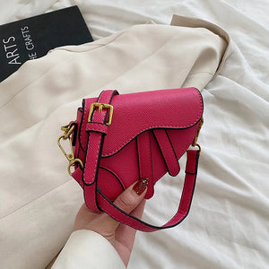 Mini Handbags Women Saddle Bag High Shoulder Bag Messenger Bags