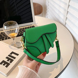 Mini Handbags Women Saddle Bag High Shoulder Bag Messenger Bags
