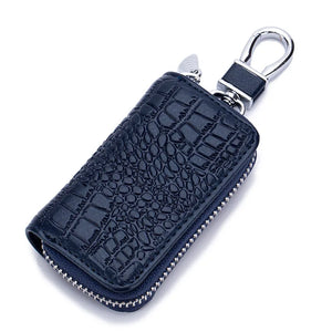 Premium Leather Keychain Housekeeper Car Key Case