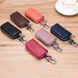 Premium Leather Keychain Housekeeper Car Key Case