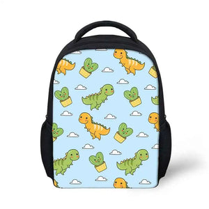 Dinosaur Printed Mini Kids Backpack for Kindergarten
